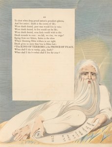 ヤングスナイトの考え、ページ63、この恐怖の王は平和の王子 作： William Blake